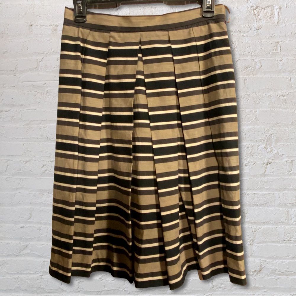 Irene Van Ryb French Designer Sz 8 Pleated Skirt